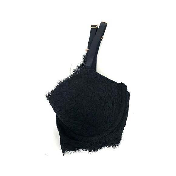 American Eagle Aerie Push Up Tufted Lace Bra - Black, Size 34DD NWOT - Picture 7 of 8